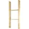 Ekena Millwork 15"W x 36"H x 3 1/2"D Vintage Farmhouse 2 Rung Ladder, Barnwood Decor Collection, Natural Barnwood DECR015X036X04LDRUF - alternate 3